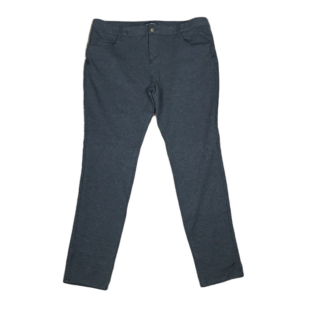 Sentimental New York Skinny Pants ~ Sz XL ~ Gray ~ Mid Rise ~ 29" Inseam
